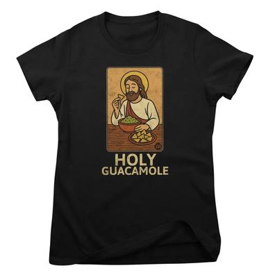 Todd Goldman Art Damen T-Shirt Holy Guacamole-ToddArt Girly Tee TDA-5-JESUS005W