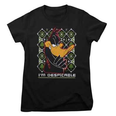 Looney Tunes Damen T-Shirt Christmas-I'M Despicable Girly Tee WB-5-LT018W