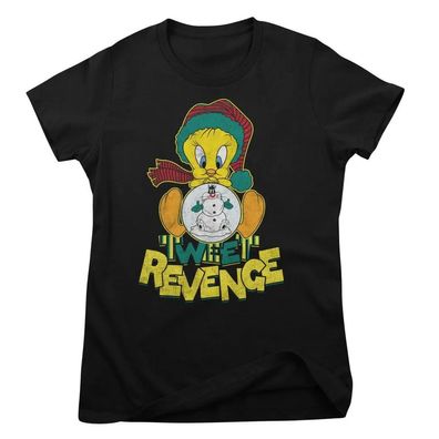 Looney Tunes Damen T-Shirt Tweet Revenge Girly Tee WB-5-LT020W