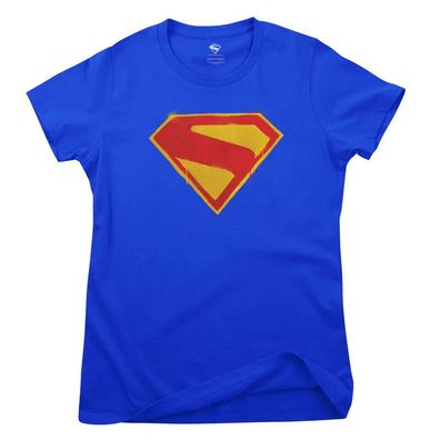 Supergirl Damen T-Shirt Inked S-Shield Girly Tee WB-5-SUPGIRL002W