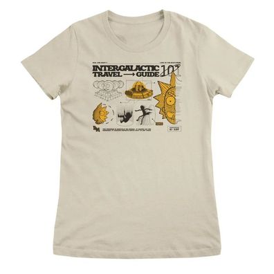 Rick and Morty Damen T-Shirt Intergalactic Travel Guide Girly Tee WB-5-RM019W