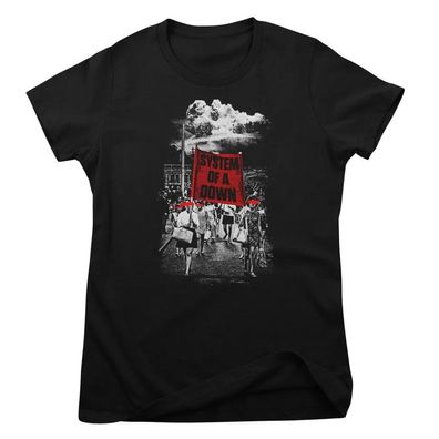 System of a Down Damen T-Shirt Banner March Girly Tee WMX-5-SOAD009W