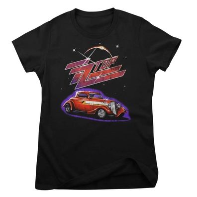 ZZ Top Damen T-Shirt Eliminator Glow Girly Tee WMX-5-ZZT001W