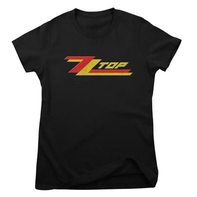 ZZ Top Damen T-Shirt Misprint Logotype Girly Tee WMX-5-ZZT004W