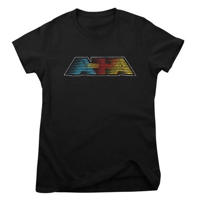 A-ha Damen T-Shirt Retro Logo Girly Tee WMX-5-AHA005W