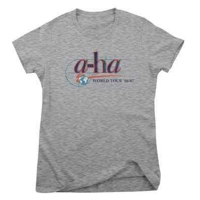 A-ha Damen T-Shirt World Tour '86-'87 Girly Tee WMX-5-AHA003W