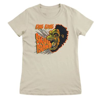 King Kong Damen T-Shirt Skull Island Girly Tee DV-5-KIKO007W