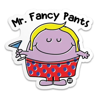 Todd Goldman Art Sticker MR Fancy Pants TDA-8