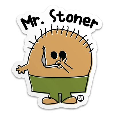 Todd Goldman Art Sticker MR Stoner TDA-8
