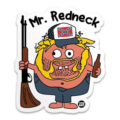 Todd Goldman Art Sticker MR Redneck TDA-8