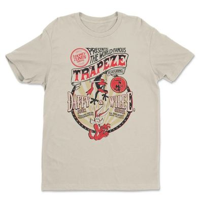 Looney Tunes T-Shirt Daffy &amp; Wile E Trapeze WB-1-LT021
