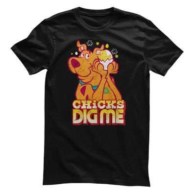 Scooby Doo T-Shirt Chicks Dig ME WB-1-SBD013