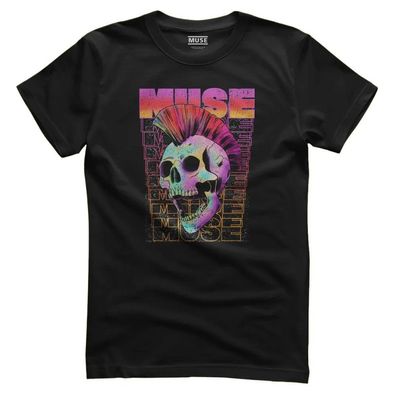 Muse T-Shirt Mohawk Skull WMX-1-MUSE007M