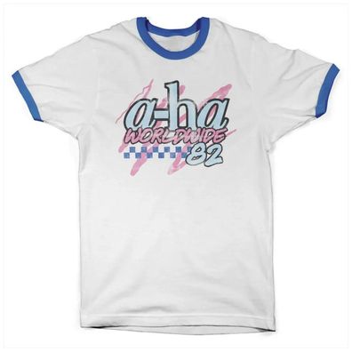 A-ha T-Shirt Worldwide '82 Ringer Tee WMX-51-AHA006M