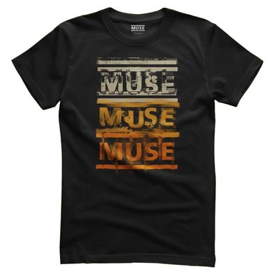 Muse T-Shirt Stacked Logos WMX-1-MUSE001M