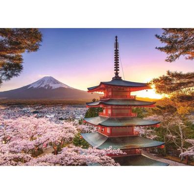 Ravensburger Puzzle Rozkvetlé tř &scaron; ě v Japonsku 1000 dílků
