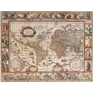 Ravensburger Puzzle Weltkarte 1650, 2000 Teile