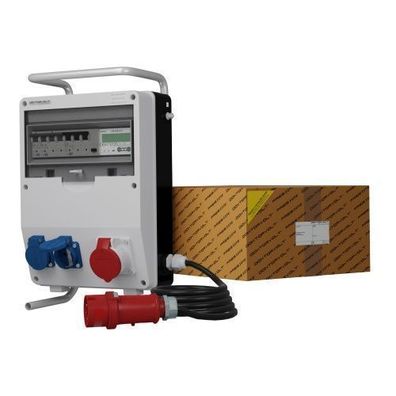Stromverteiler TD-S/ FI 16A 2x230V SKHU Kabel Stromzähler MID Doktorvolt® 0526