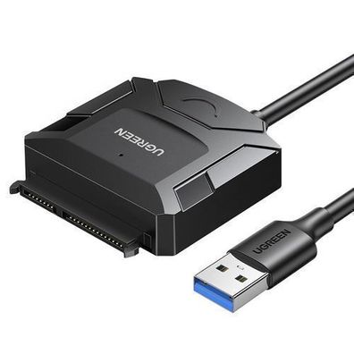 Ugreen Hochgeschwindigkeits USB-A 3.0 zu SATA Adapter für 2.5'' / 3.5'' HDD/SSD