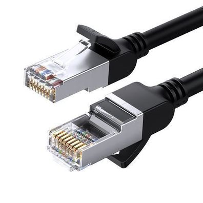 Ugreen Ethernet-Kabel Cat 6 U/UTP Modell 50190, rund, 0,5m, Schwarz