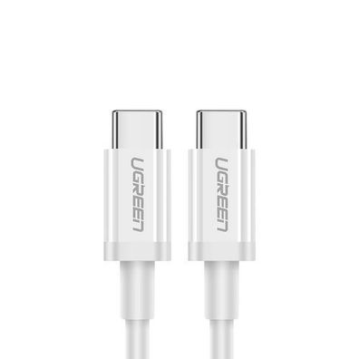 Ugreen USB-C auf USB-C Kabel 1m PD QC AFC Weiß - Modell US264 60518