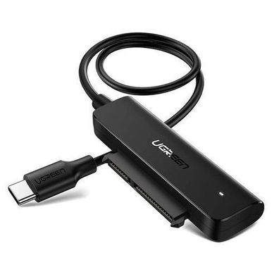 Ugreen HDD/SSD Adapter 2,5" SATA III auf USB Typ-C 3.2 Gen 1 Schwarz - Schnelle