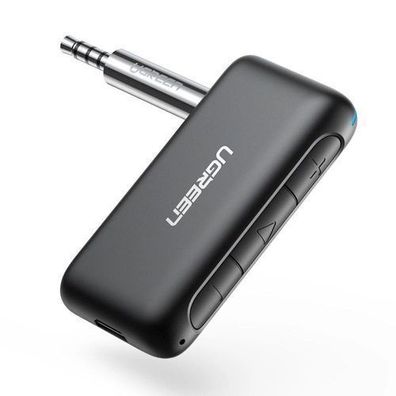 Ugreen Bluetooth 5.0 Audioempfänger AUX Mini-Klinke für Auto Schwarz (70303)