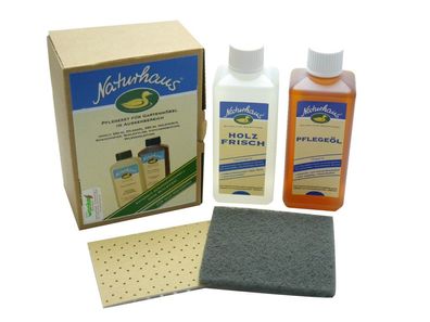 Naturhaus Reinigungs- & Pflegeset für Gartenmöbel