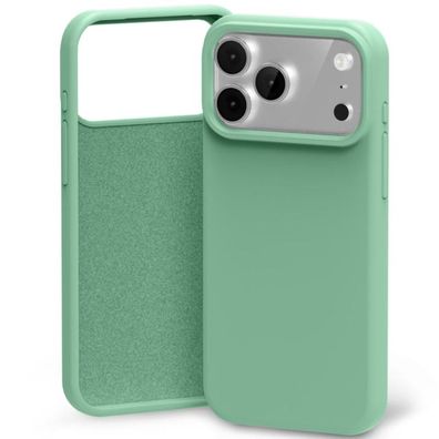 Mercury Silicone Kompatibel mit iPhone 18 Pro / 17 Pro Grün Handyhülle