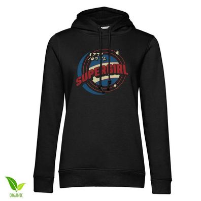 Supergirl Damen Hoodie Retro Logo Girly WB-57-SUPGIRL003W