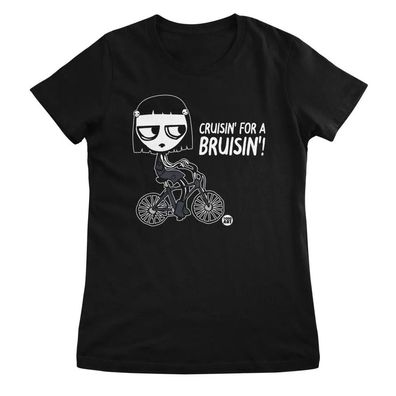 Todd Goldman Art Damen T-Shirt Cruisin' For A Bruisin'-ToddArt Girly Tee