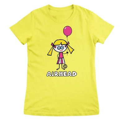 Todd Goldman Art Damen T-Shirt Dum Blond-Airhead-ToddArt Girly Tee TDA-5-DUBL001W