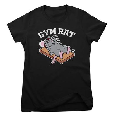 Todd Goldman Art Damen T-Shirt Gym Rat-ToddArt Girly Tee TDA-5-ANI016W