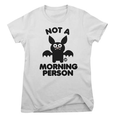Todd Goldman Art Damen T-Shirt Not A Morning Person-ToddArt Girly Tee TDA-5-ANI022W