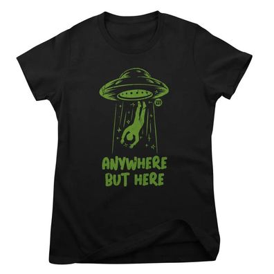 Todd Goldman Art Damen T-Shirt Anywhere But Here-ToddArt Girly Tee TDA-5-ALSP002W