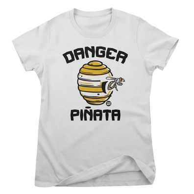 Todd Goldman Art Damen T-Shirt Danger Pinata-ToddArt Girly Tee TDA-5-ANI032W