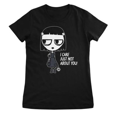 Todd Goldman Art Damen T-Shirt I Care-Just Not About You-ToddArt Girly Tee