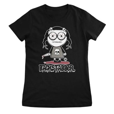Todd Goldman Art Damen T-Shirt Bloody Mary The Backstabber-ToddArt Girly Tee