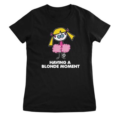 Todd Goldman Art Damen T-Shirt Having A Blonde Moment-ToddArt Girly Tee