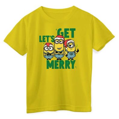 Minions Kinder T-Shirt Let's Get Marry Kids Tee UV-12-DMF018-DTF704