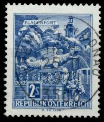 Österreich DS Bauwerke Nr 1256 zentrisch gestempelt X7D5CC6