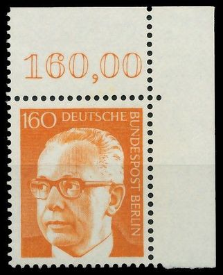 BERLIN DS HEINEM Nr 396 postfrisch ECKE-ORE X8E84E2