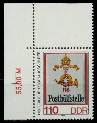DDR 1990 Nr 3305 postfrisch ECKE-OLI X04B0CA