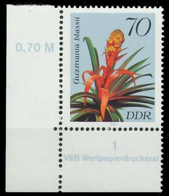 DDR 1988 Nr 3152 postfrisch ECKE-ULI X0D9BB2