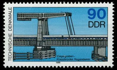 DDR 1988 Nr 3207 postfrisch SB74EB2