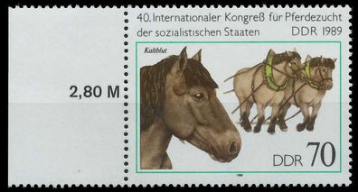 DDR 1989 Nr 3263 postfrisch SRA X0E3F3E