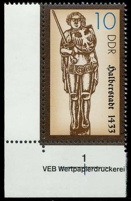 DDR 1989 Nr 3286 postfrisch ECKE-ULI X0E4252