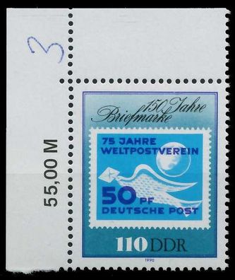 DDR 1990 Nr 3331 postfrisch ECKE-OLI X0E8BF2
