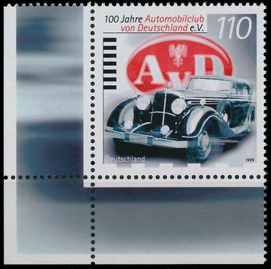 BRD BUND 1999 Nr 2043 postfrisch ECKE-ULI X60B26A