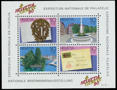 Schweiz BLOCK Kleinbogen 1990-1999 Block 26 postfrisch S2D9F8E